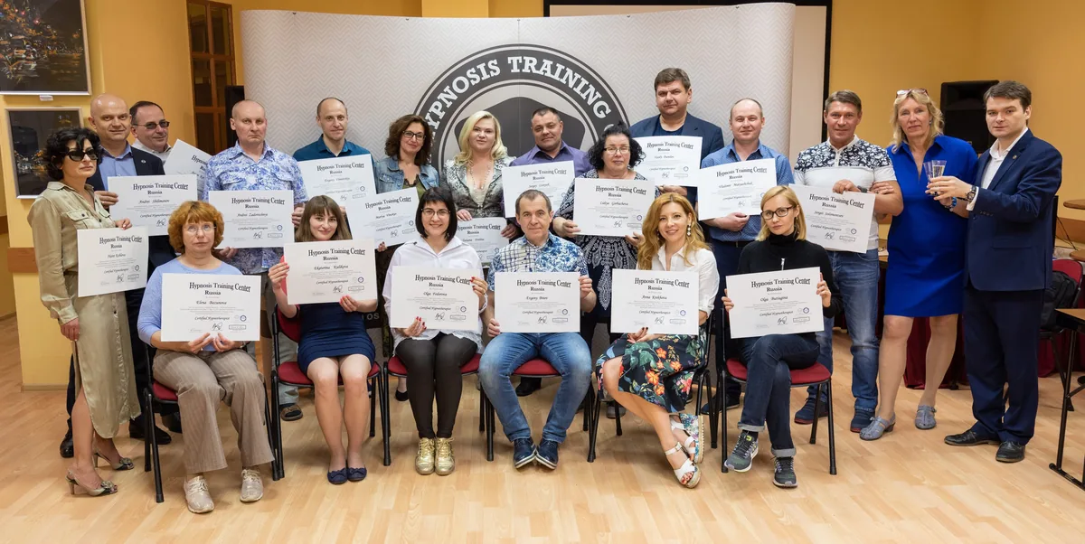 Graduating participants of an in-person course